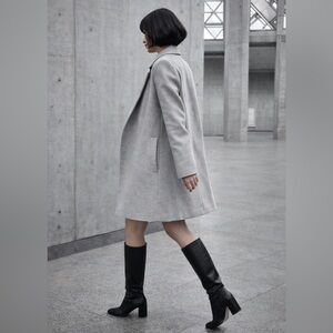 RENUAR blend open front coat L